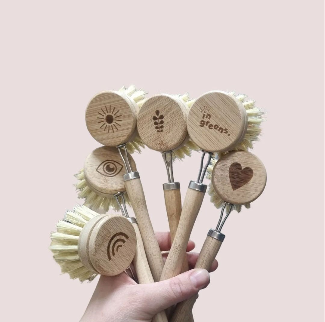 Bamboo Dish Brush with replaceable head